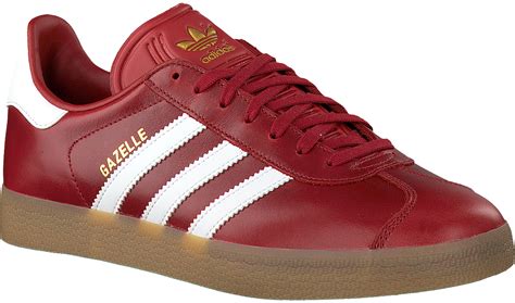 adidas gazelle heren rood|Adidas gazelle shoes men.